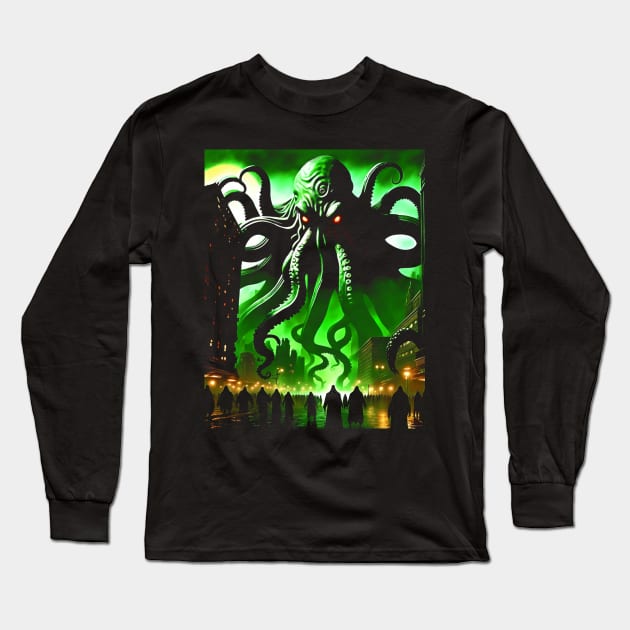 The Call of Cthulhu Long Sleeve T-Shirt by dnacreativedesign